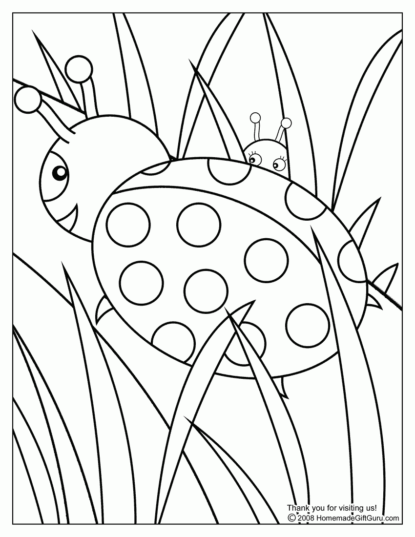 Ladybug Coloring Page