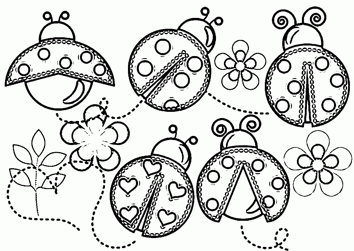 Ladybug Coloring Pages Printable Coloring Pages FREE