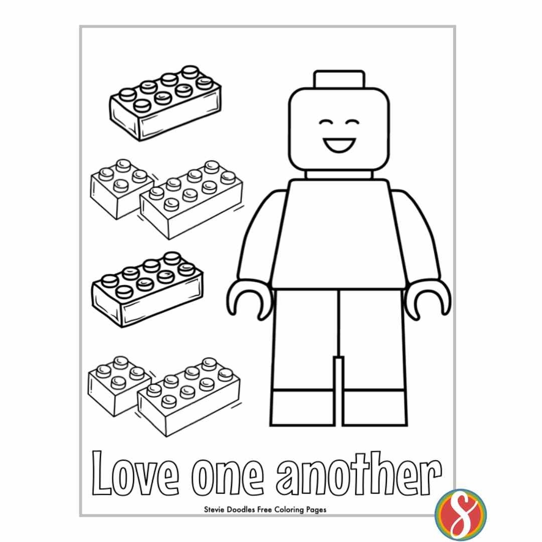 Lego Coloring Pages Free Printable
