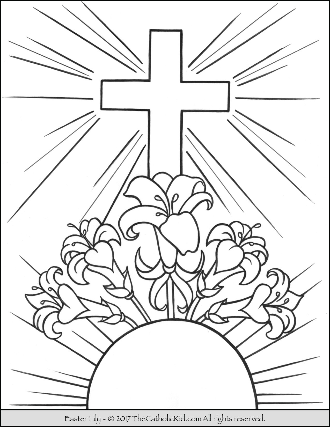 Lent U0026 Easter Coloring Pages Download Pack TheCatholicKid