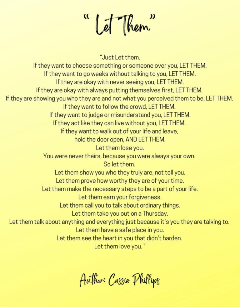 Let Them Poem 8 5x11 DIGITAL Print