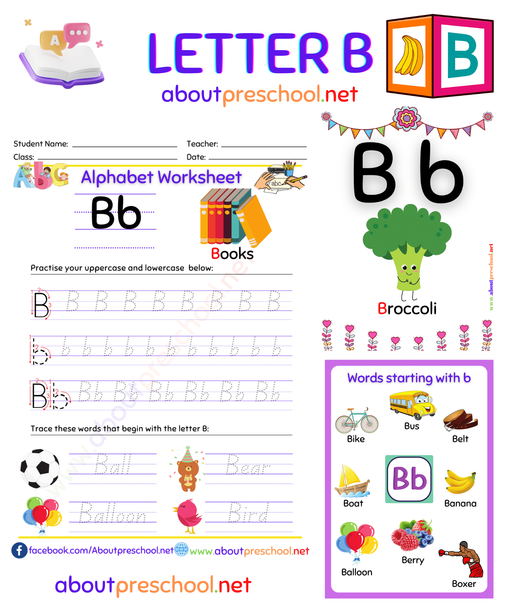 Letter B Archives About Preschool