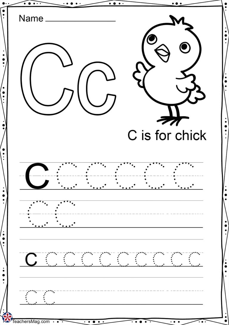 Letter Free Worksheets For Preschool TeachersMag