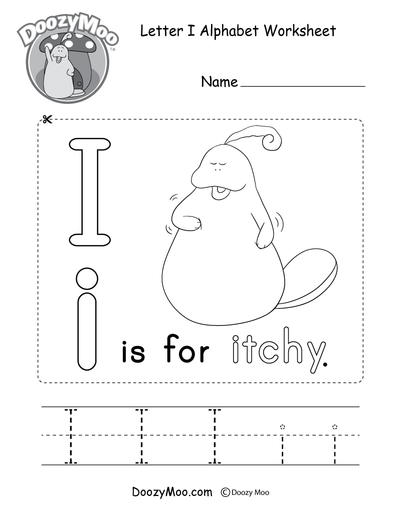 Free Printable Letter I Worksheets