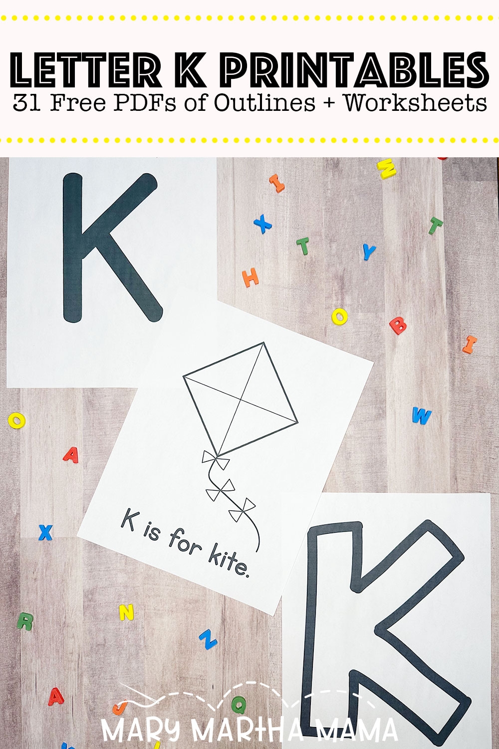 Free Printable Letter K Worksheets