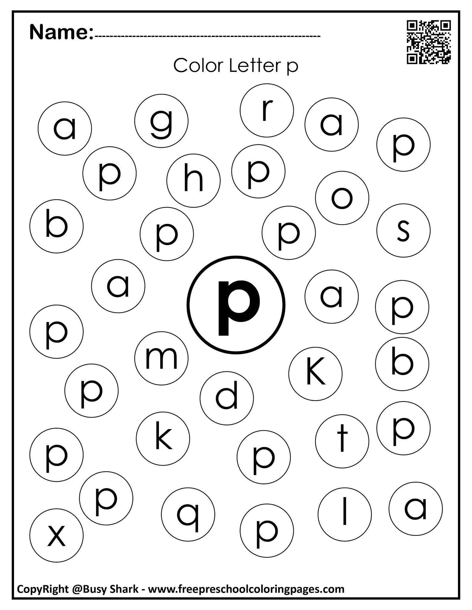Letter P 