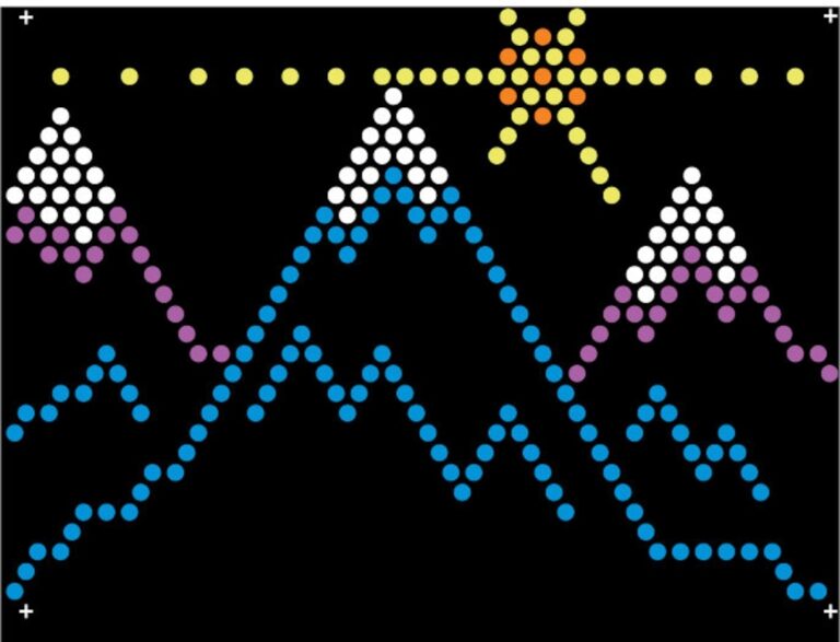 Lite Brite Template Refills 10 Designs Landscape Theme Pack self Print Etsy