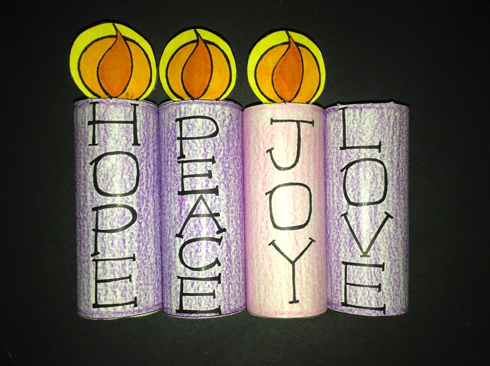 Look To Him And Be Radiant Kids Advent Wreath Free Printables