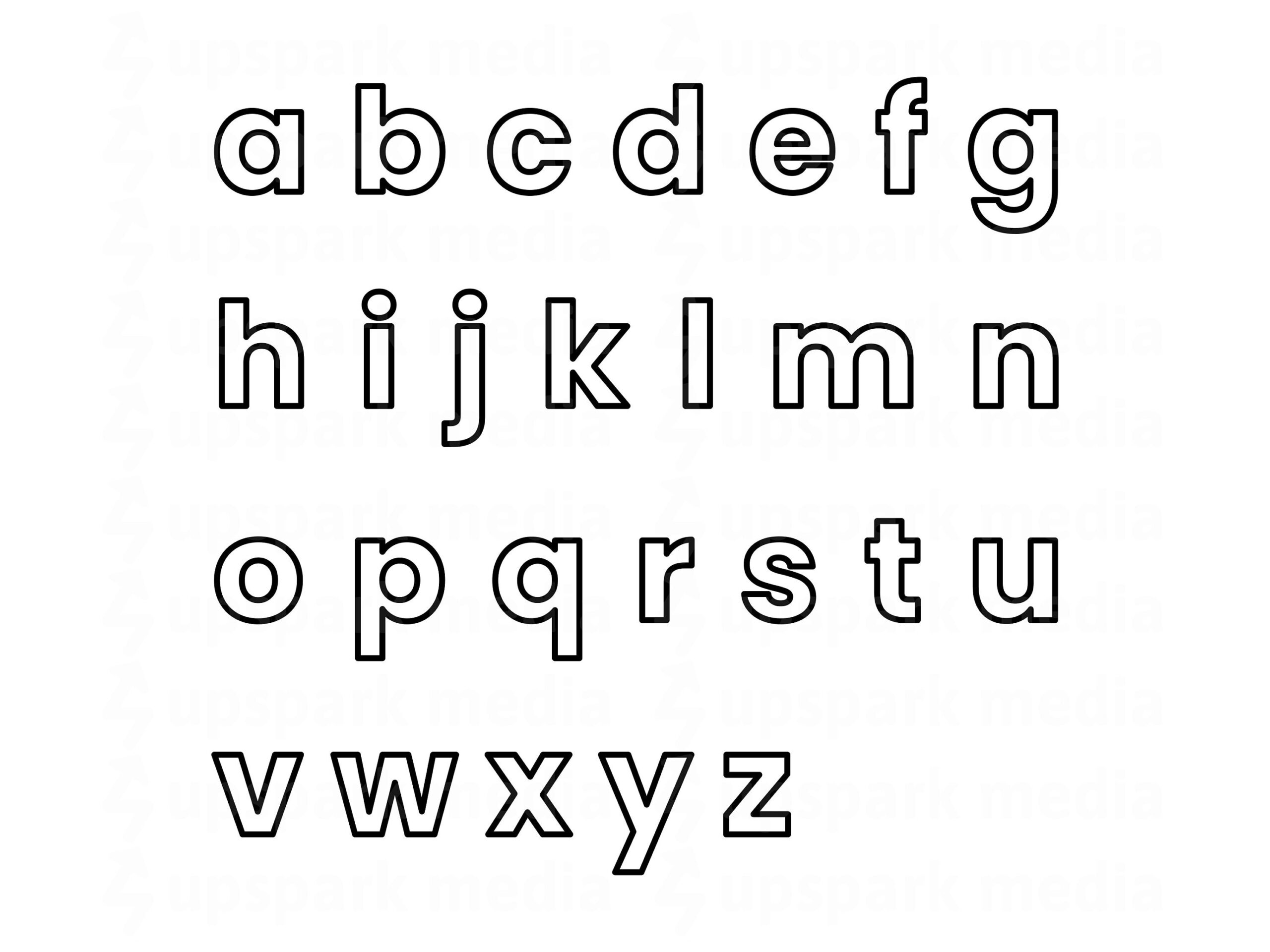 Lower Case Alphabet Letters Printable Free