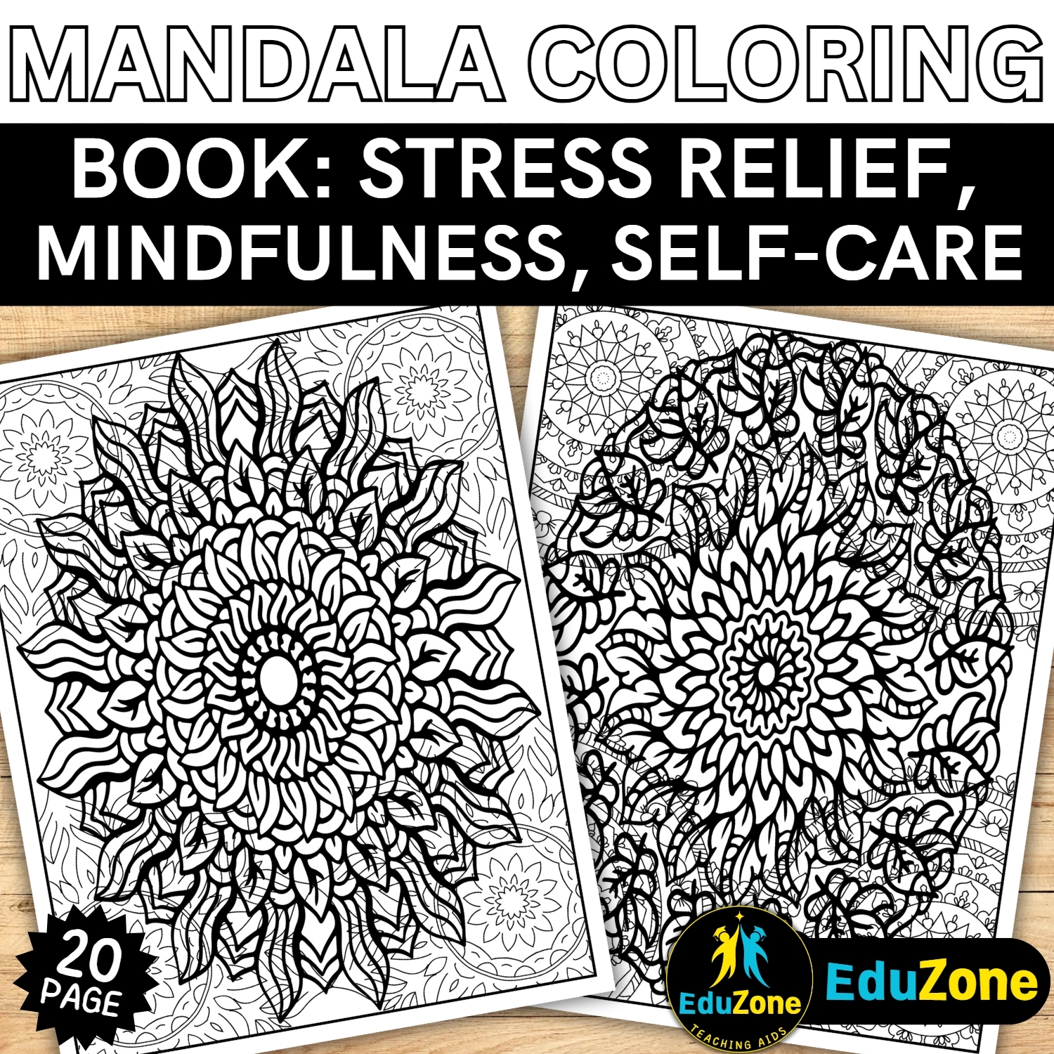 Free Printable Mandala Coloring Book