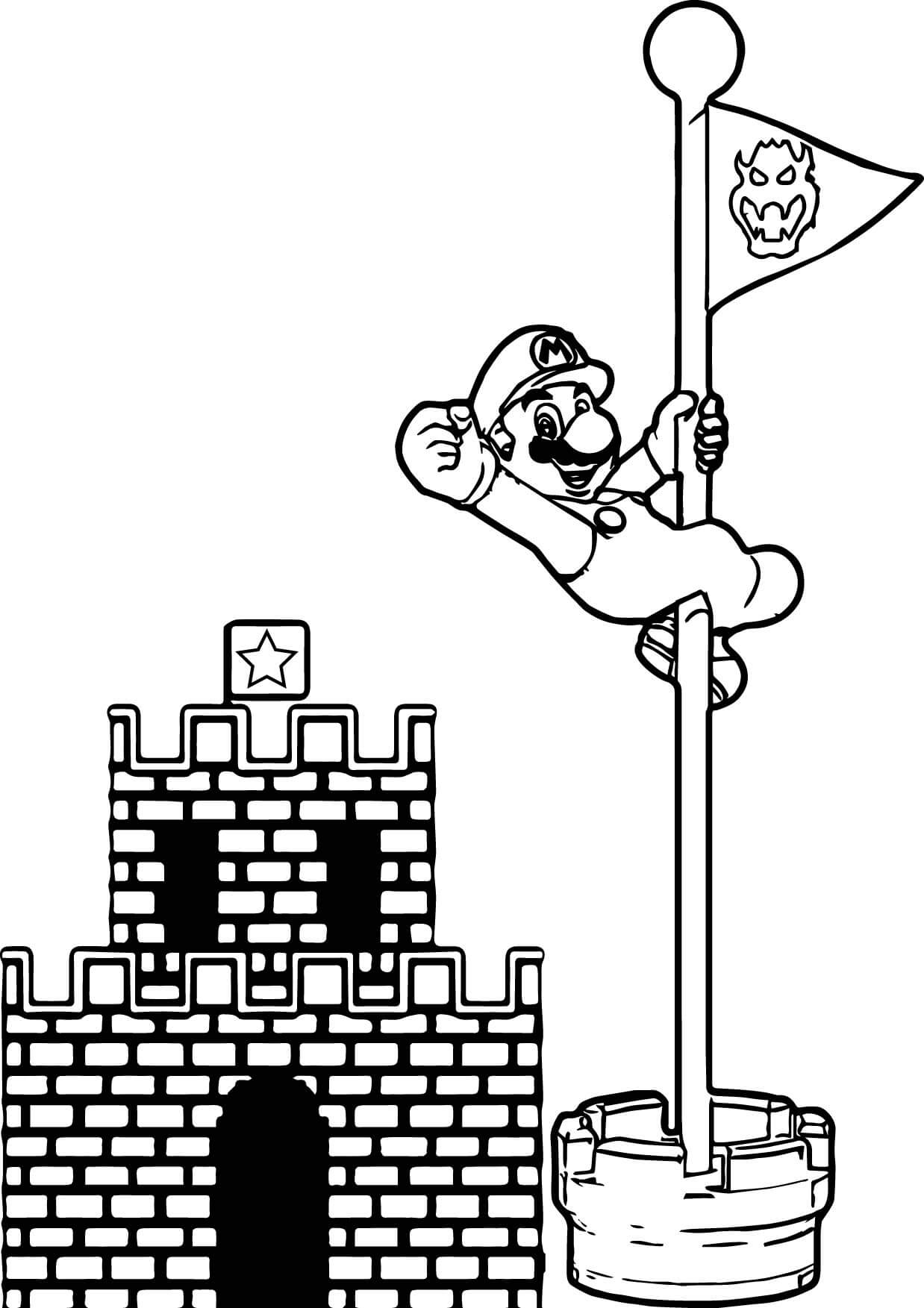 Free Printable Mario Coloring Sheets