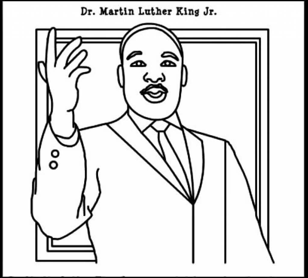 Martin Luther King Coloring Pages Printable Coloring Pages FREE