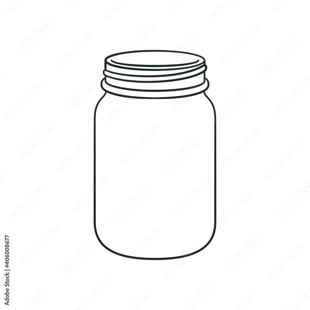 Mason Jar Vector Art U0026 Graphics Freevector