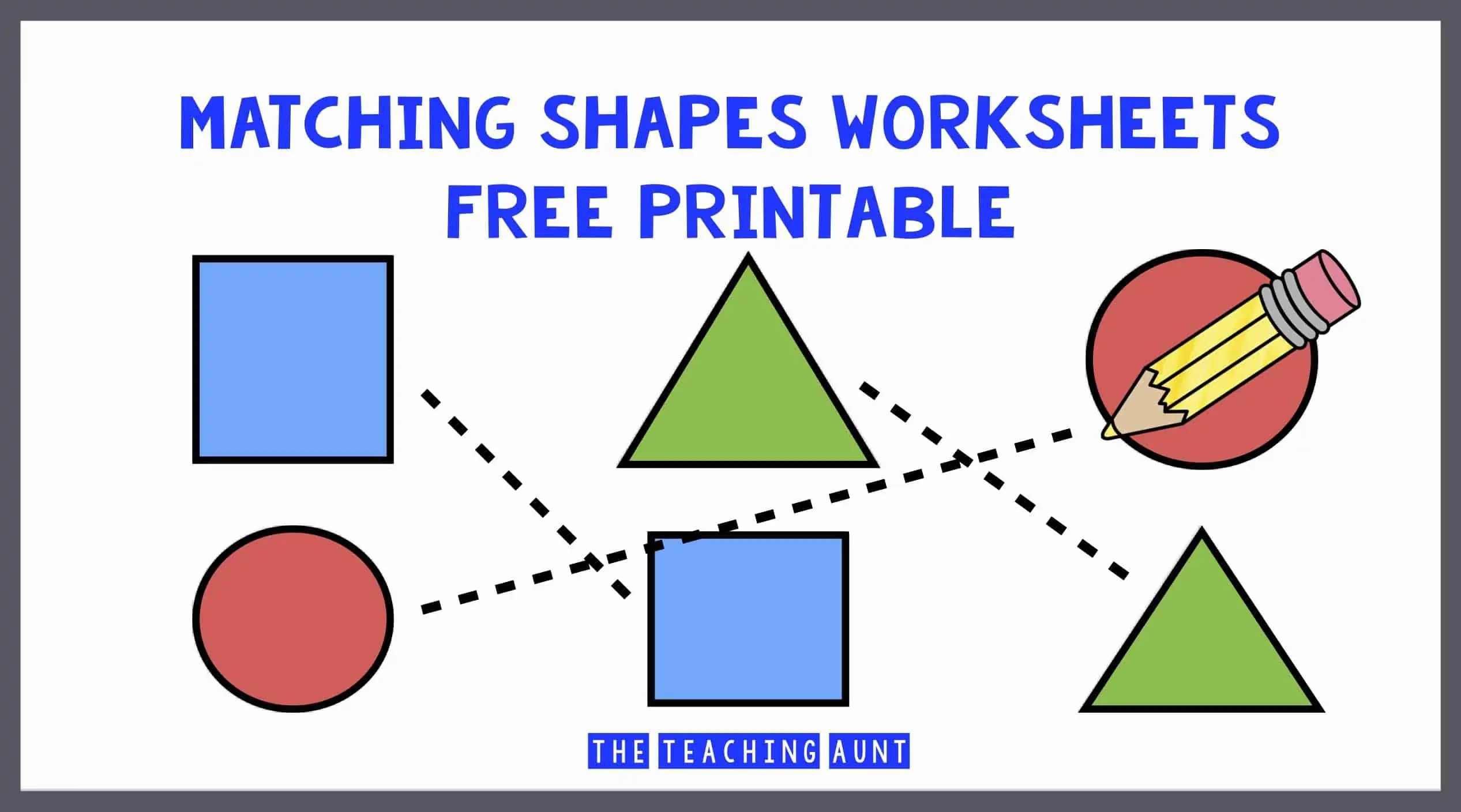 Preschool Free Printable Worksheets Shapes