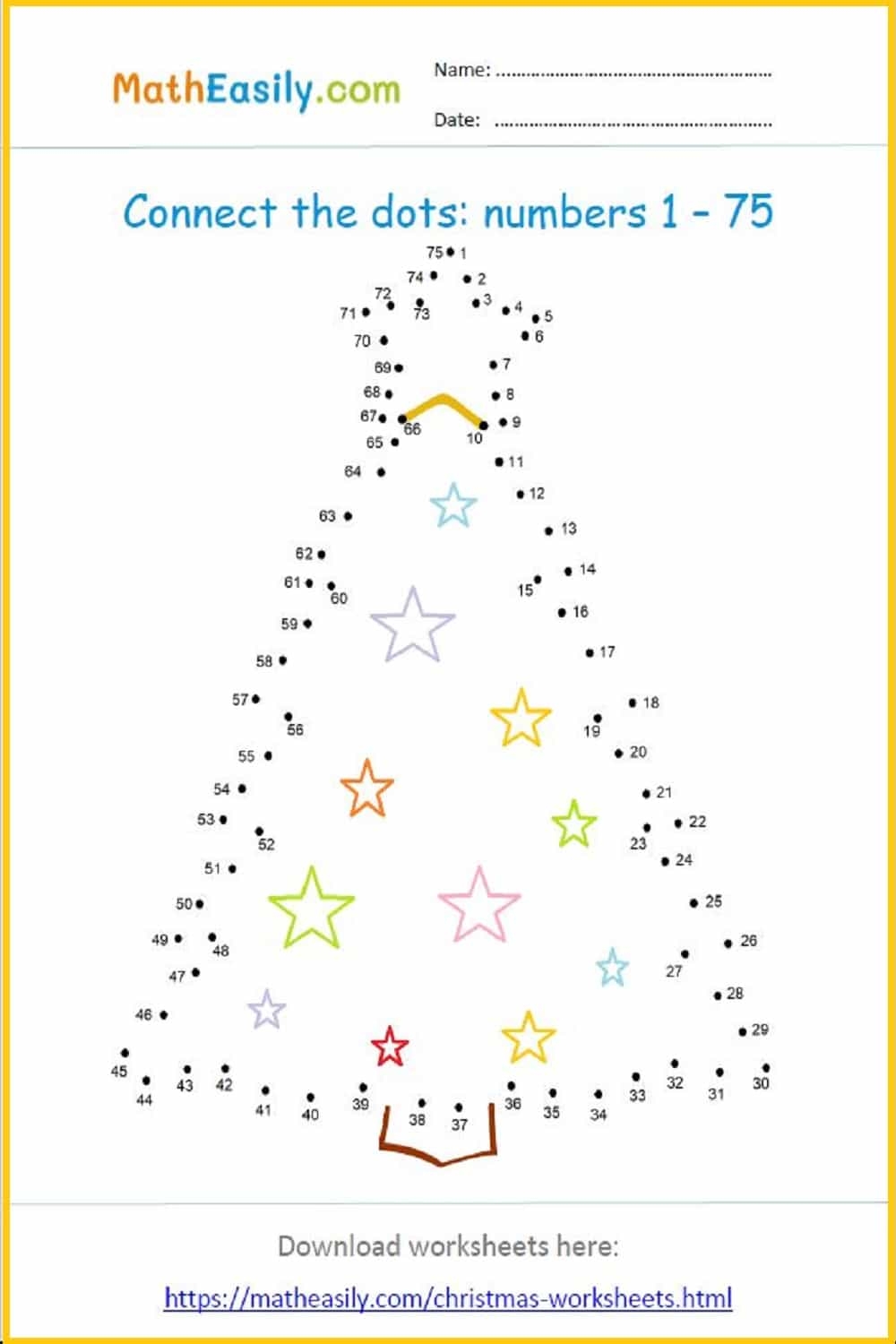 Free Printable Christmas Math Worksheets