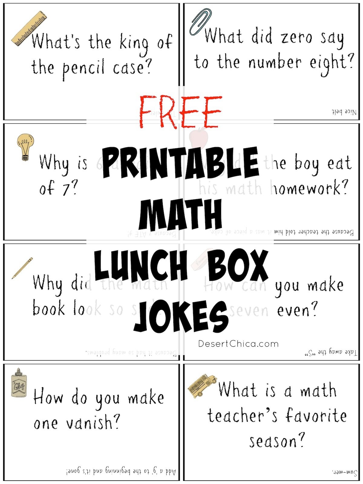 Lunch Box Jokes Printable Free