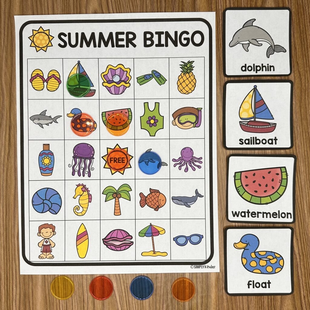 Free Summer Bingo Printable