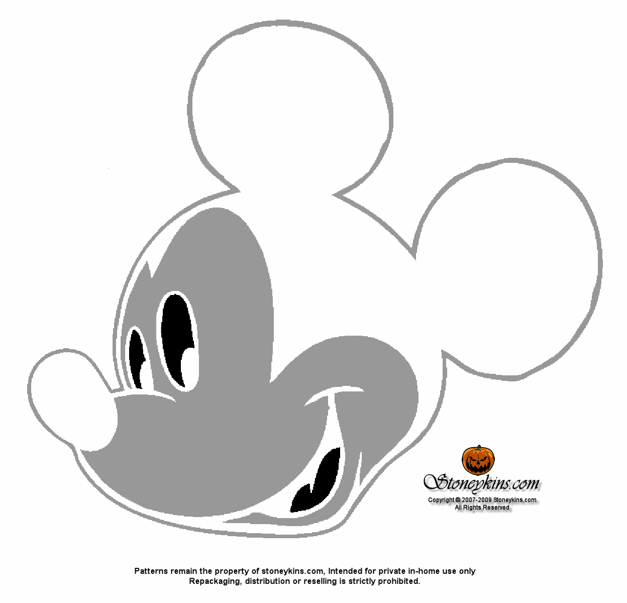 Mickey Mouse Pumpkin Template 2247594