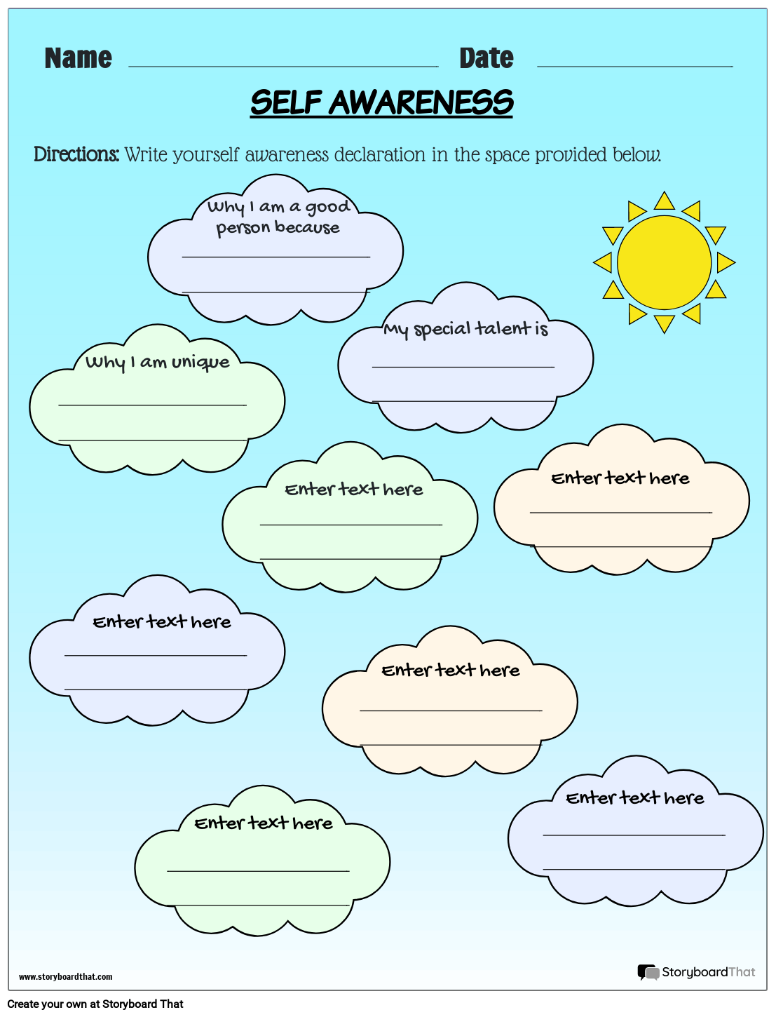 Mindfulness Worksheets Examples U0026 Ideas StoryboardThat