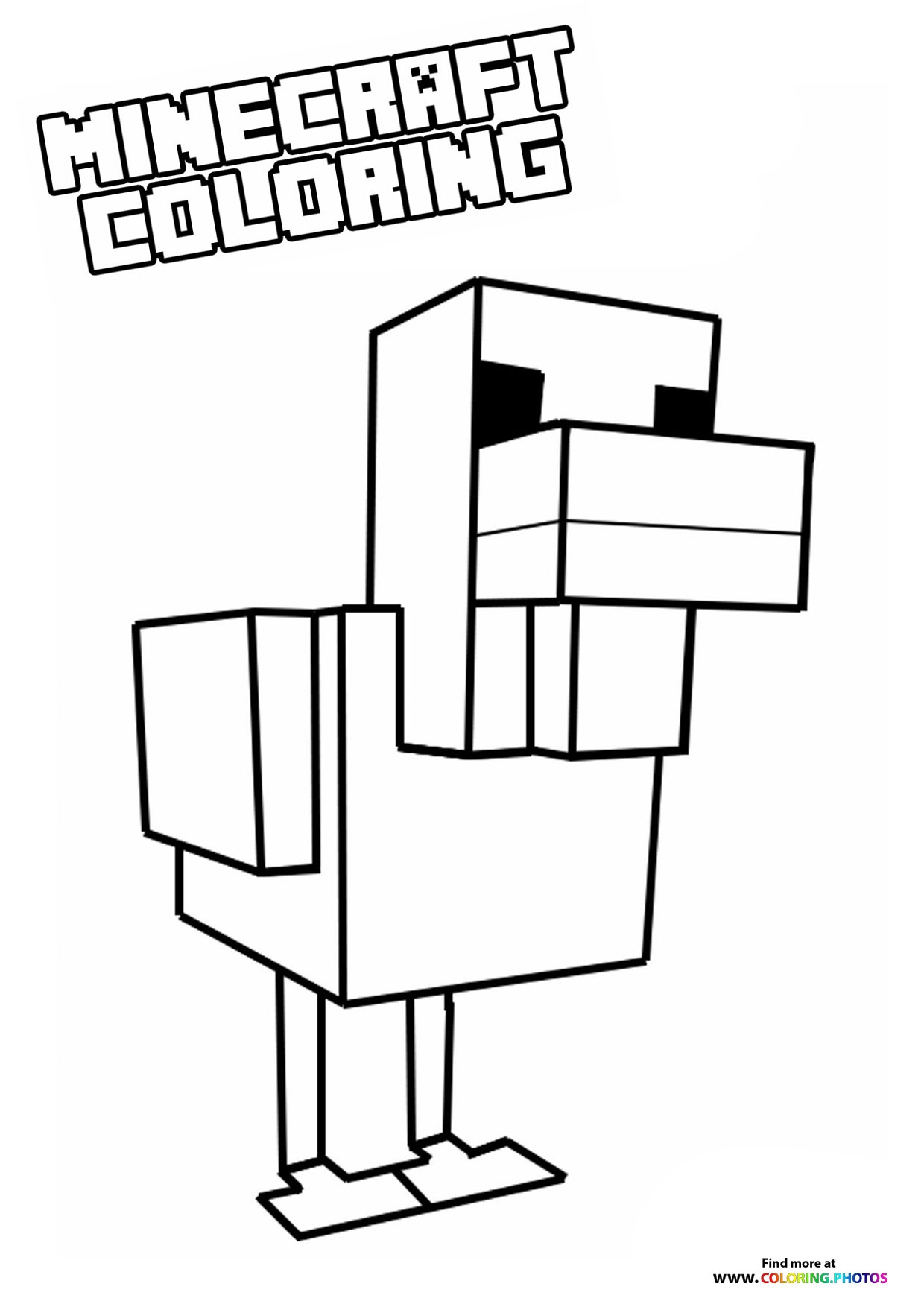 Minecraft Coloring Pages Printable Free