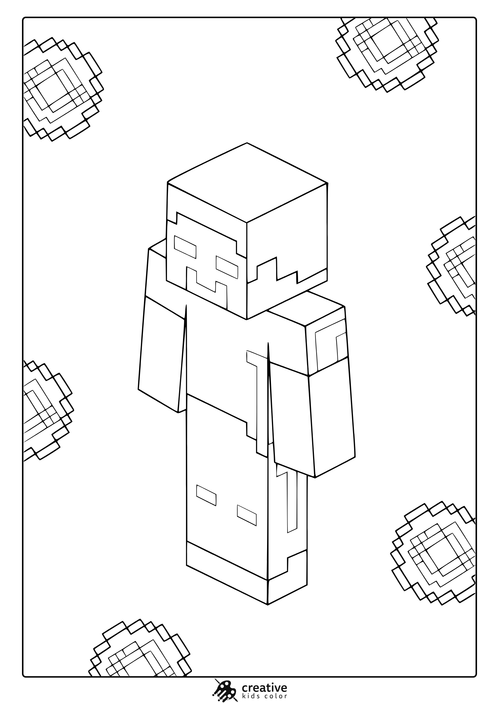Minecraft Coloring Pages 30 Free Printable PDF 