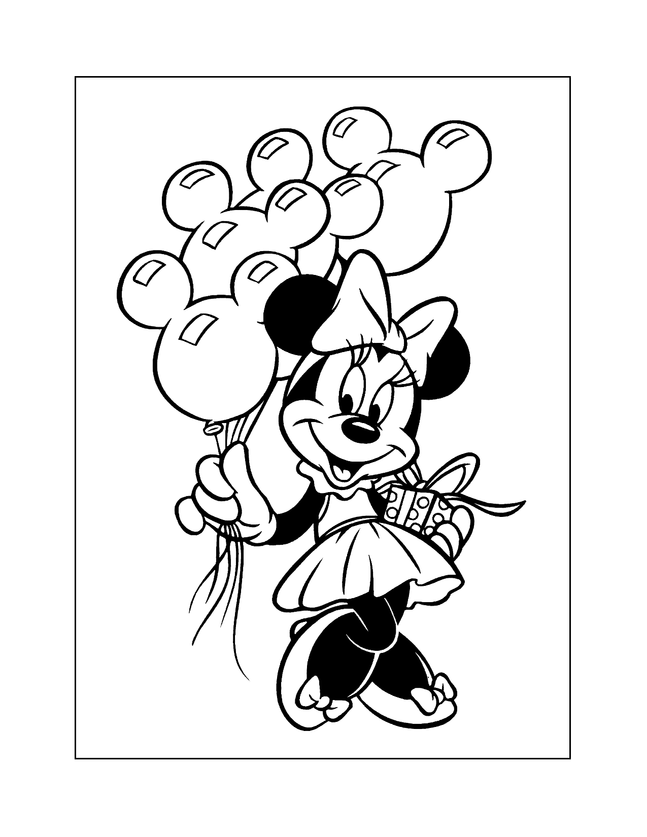 Minnie Mouse Coloring Pages Printable Coloring Pages FREE