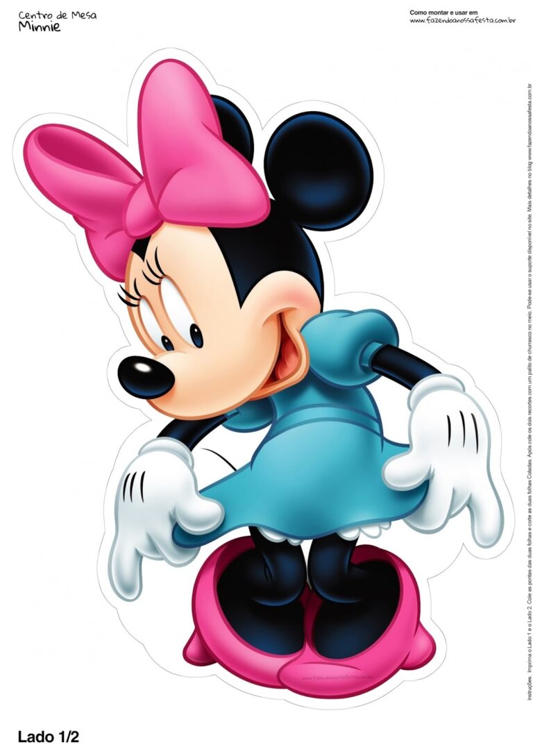 Minnie Mouse Free Printable Centerpieces Oh My Fiesta In English