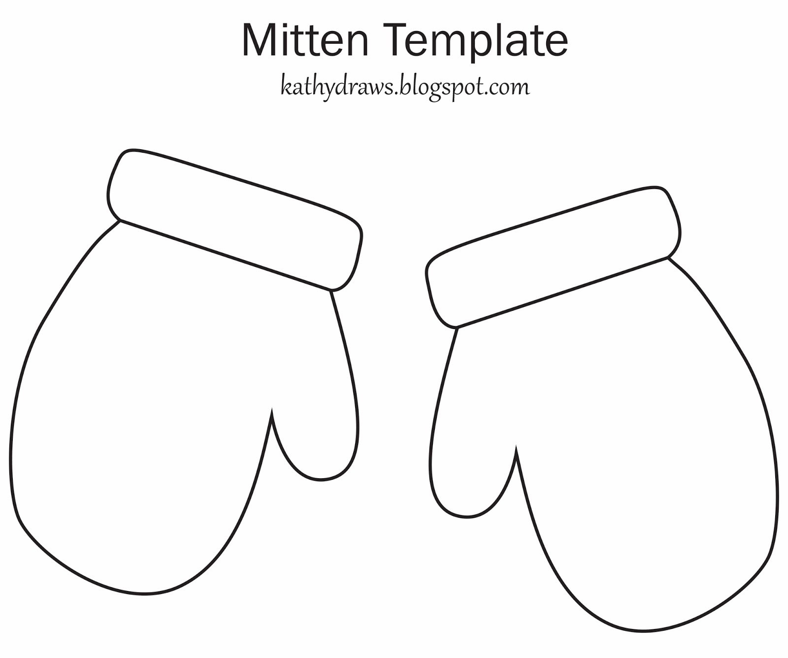 Mittens Free Printable