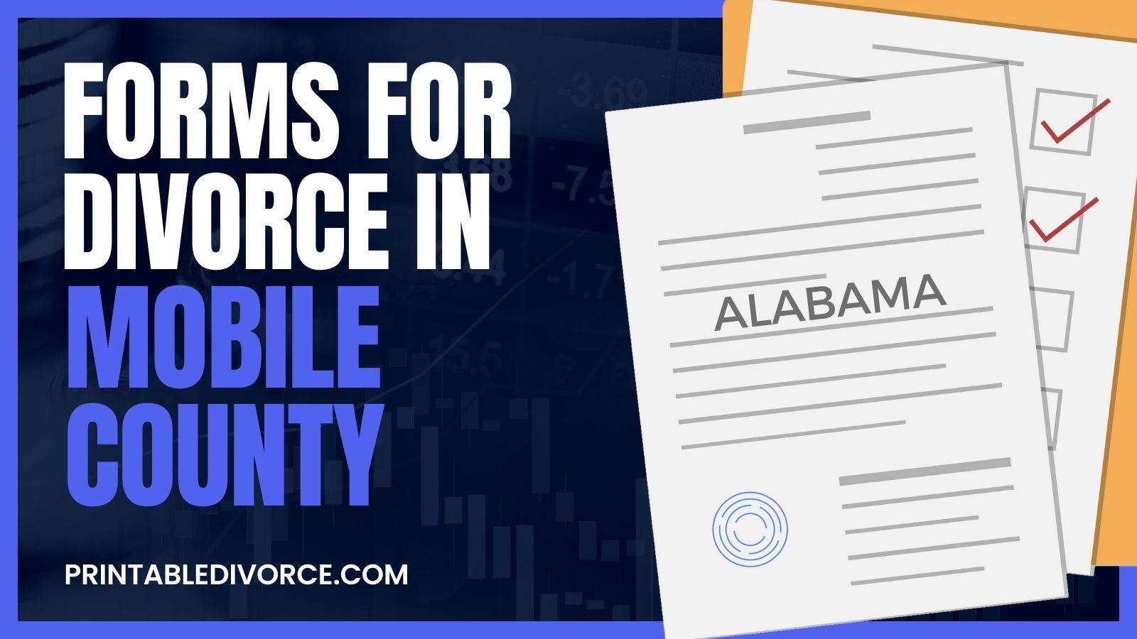 Mobile County Divorce Forms PrintableDivorce