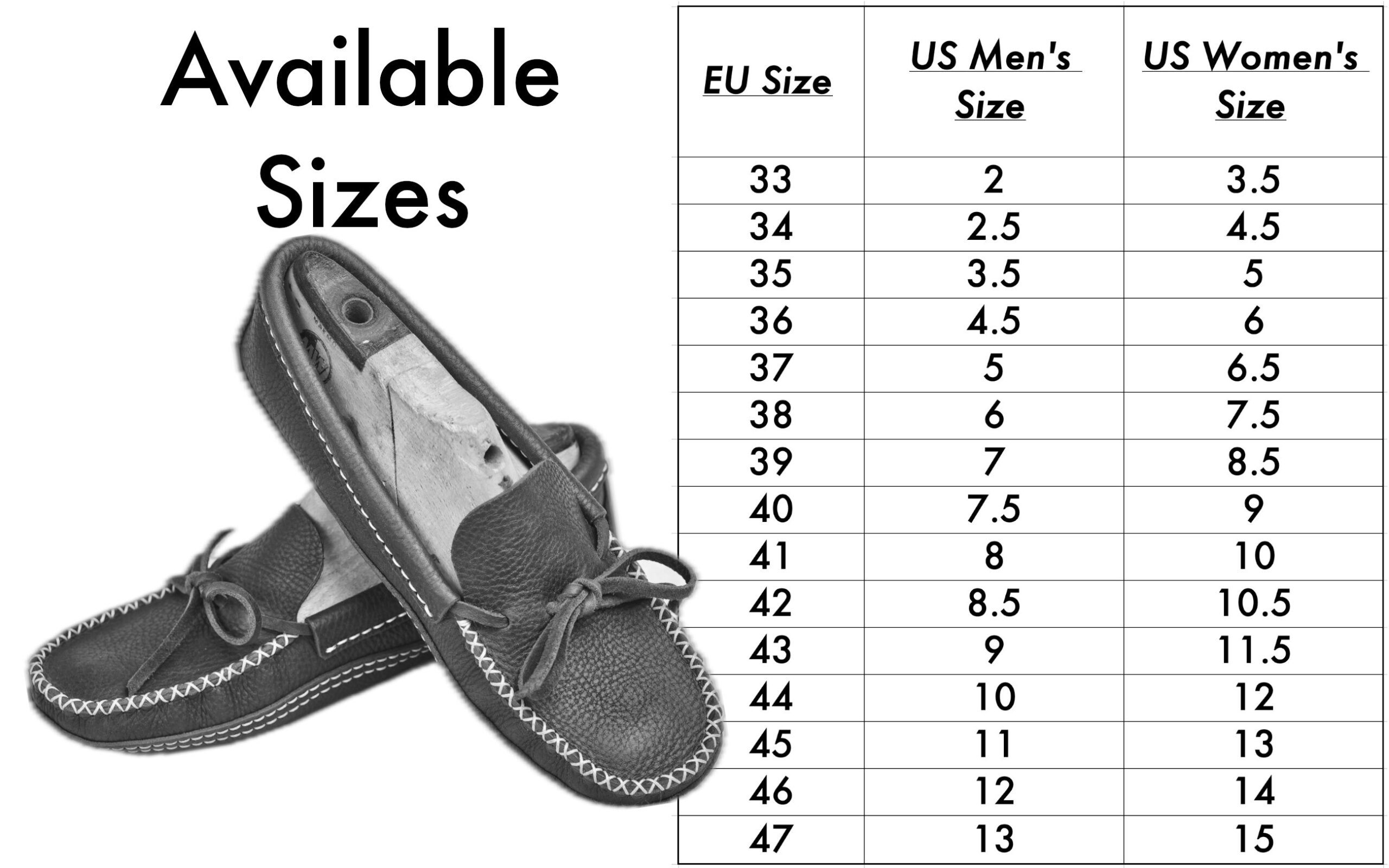 Free Printable Mens Moccasin Boot Pattern