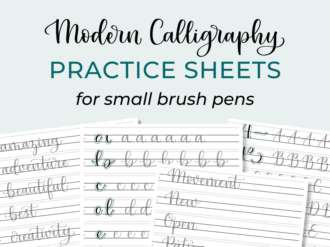Free Printable Calligraphy Practice Sheets