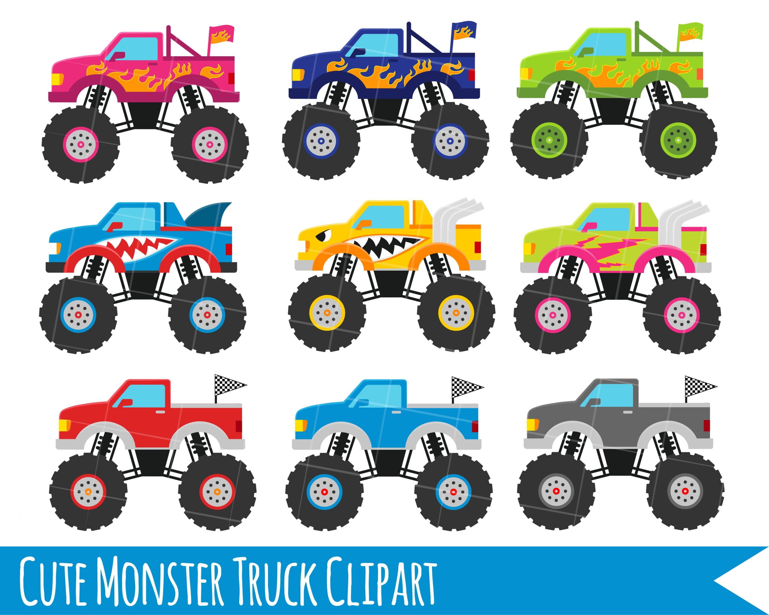 Free Printable Monster Trucks