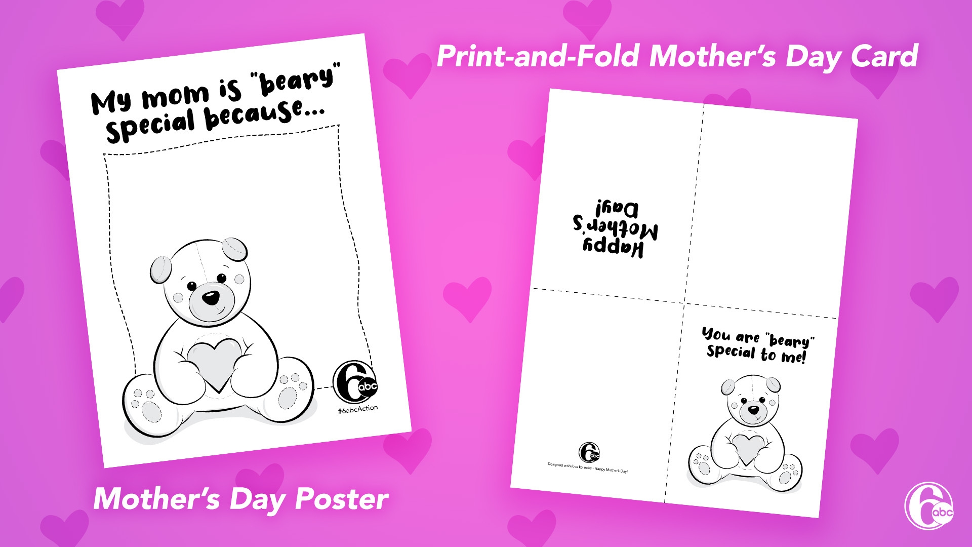 Mother s Day Free Printable Mother s Day Card And Poster By 6abc 6abc Philadelphia