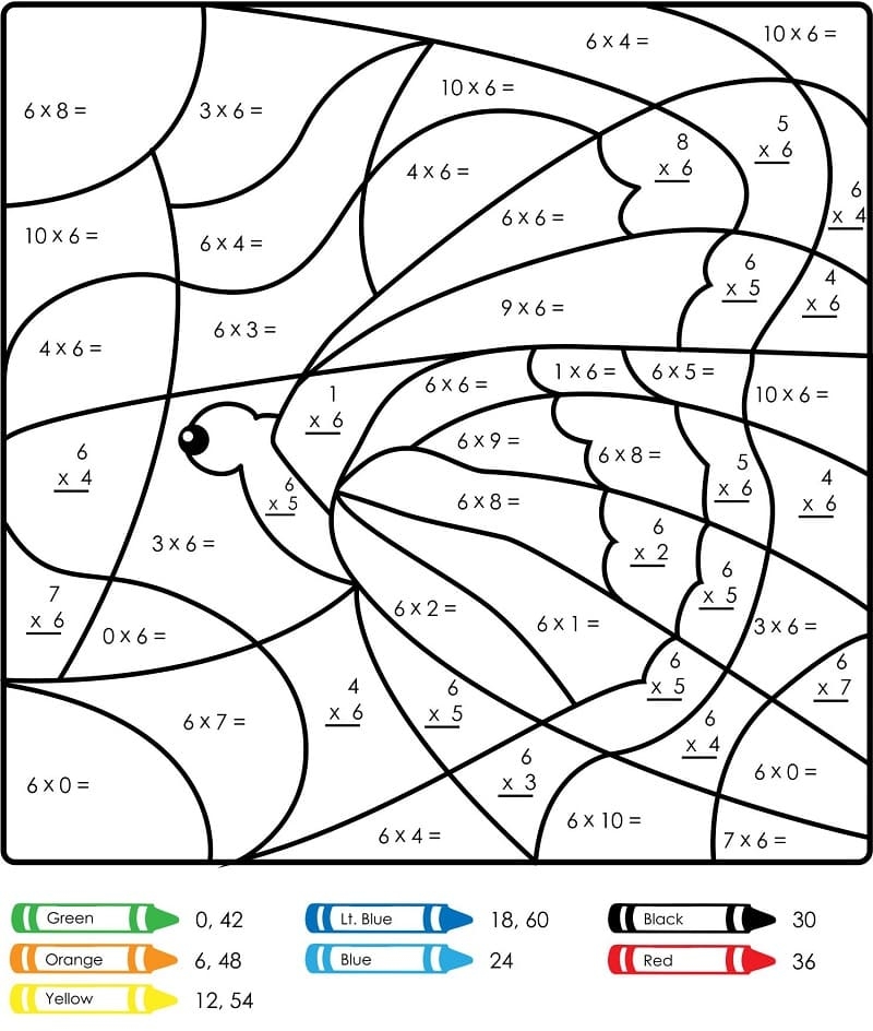Multiplication Color By Number Superstar Worksheets Worksheets Library