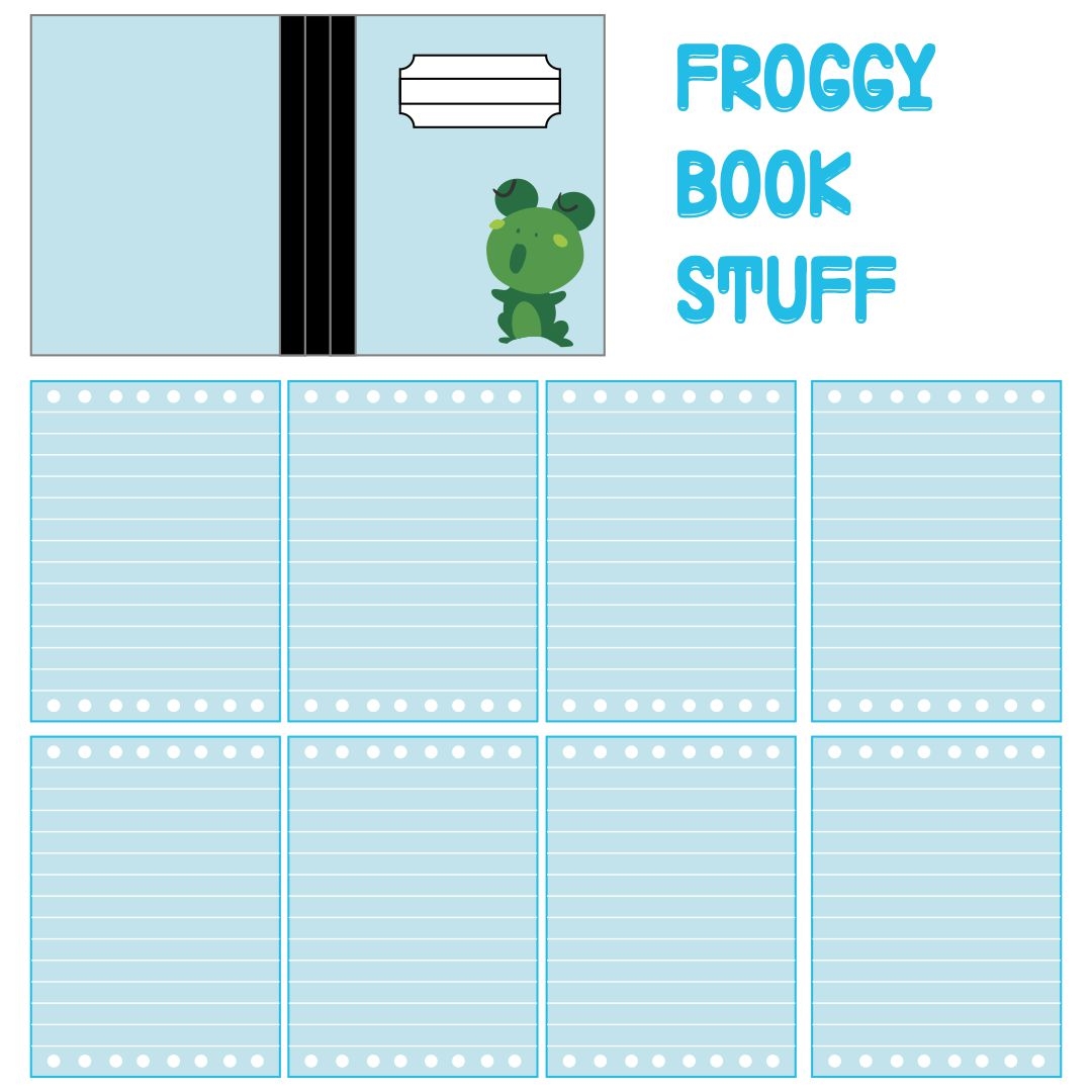 My Froggy Stuff Free Printables