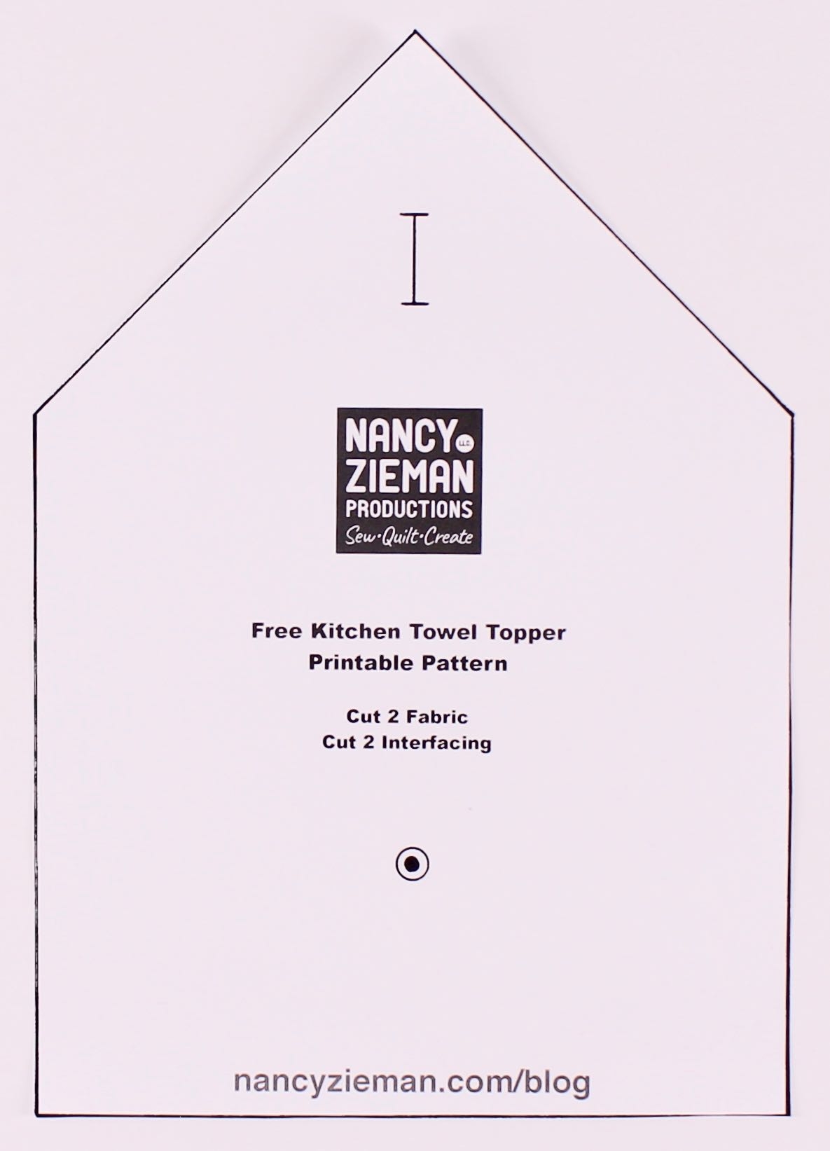 Nancy Zieman The Blog Kitchen Towel Topper Tutorial
