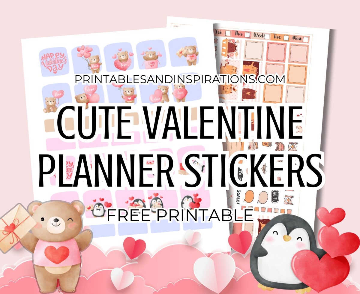 Free Printable Valentine Stickers Printable