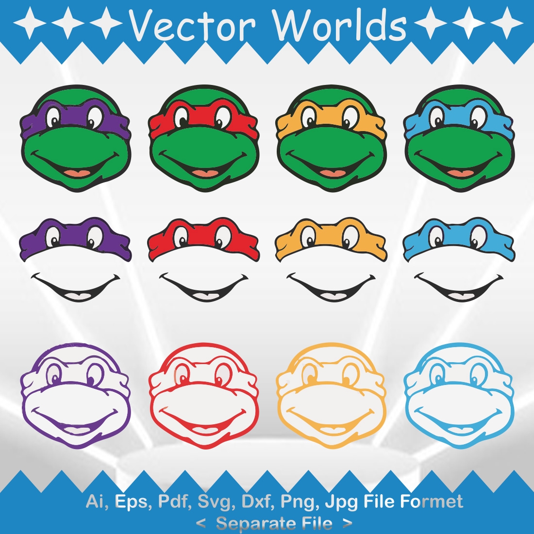 Free Printable Ninja Turtle Mask Template