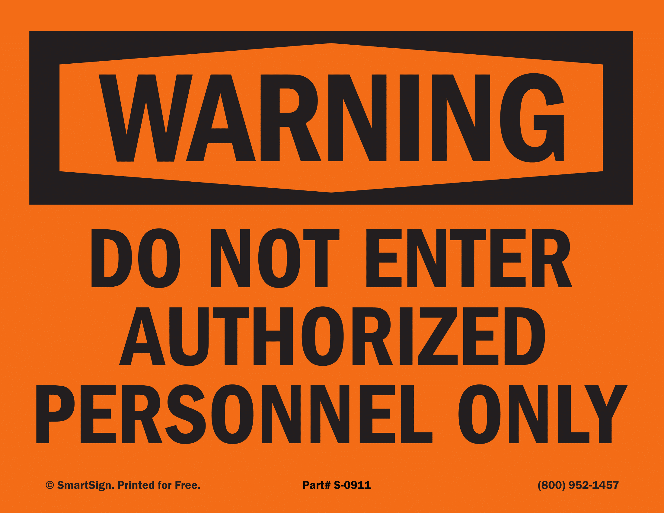 No Entry Signs Poster Template