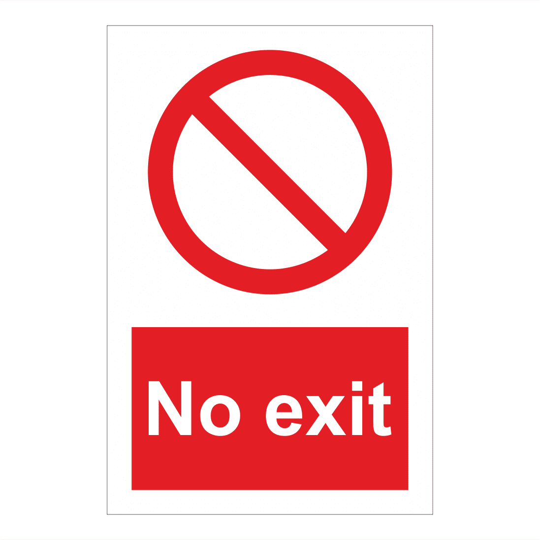 No Exit Sign Entry U0026 Exit Signs Bath Signs Digital