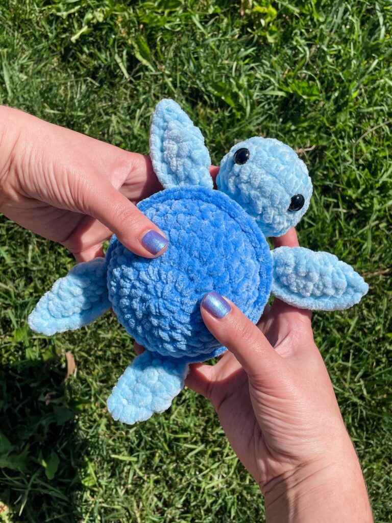 No Sew Crochet Turtle Amigurumi Plush 