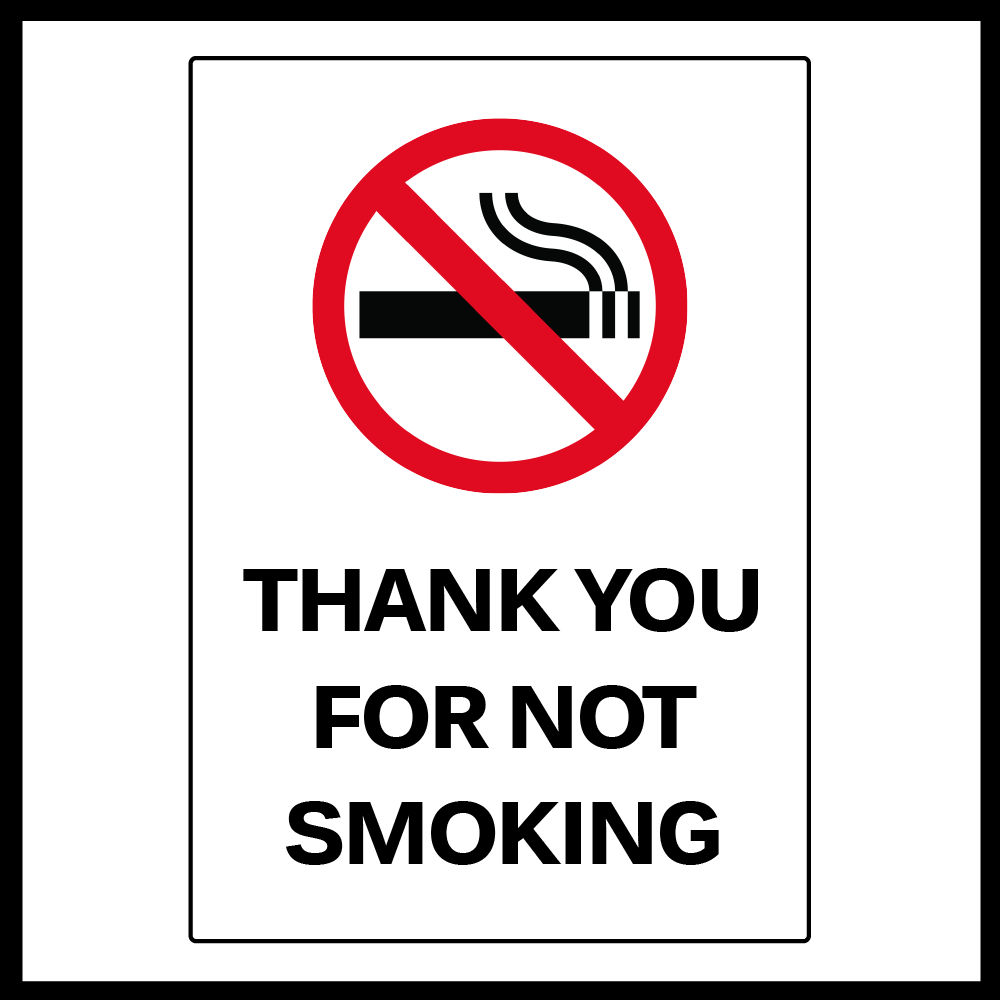 No Smoking Signs Printable Free