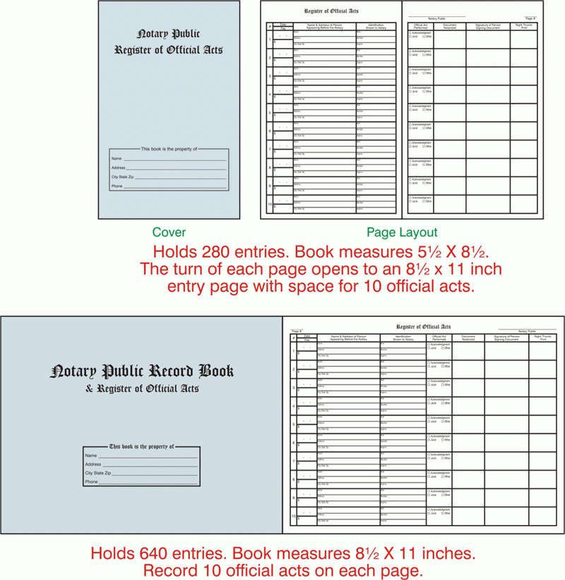 Notary Log Book KDP Interior Template 8 5x11 Inches 100 Page Ready 