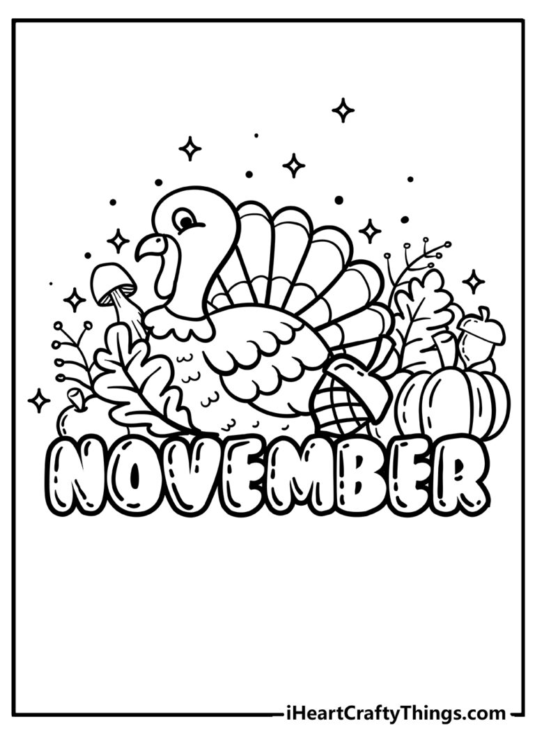 November Coloring Pages 100 Free Printables 