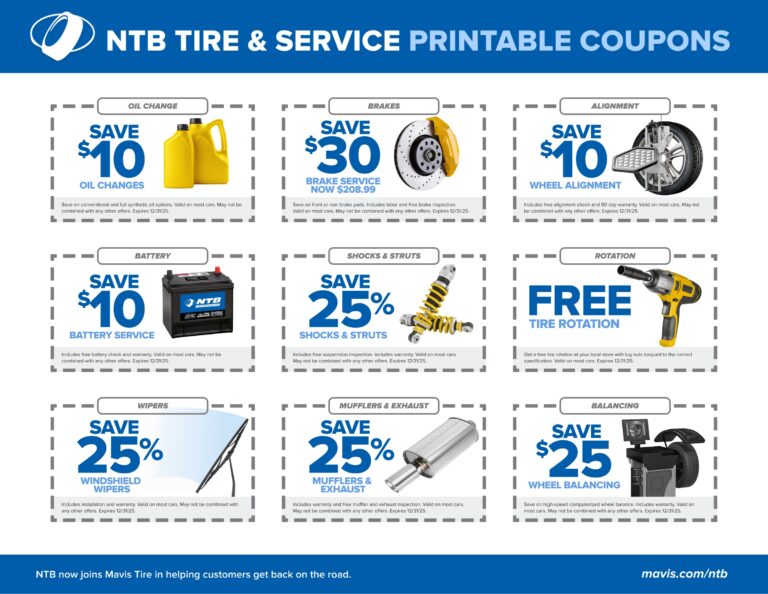 NTB Printable Coupons