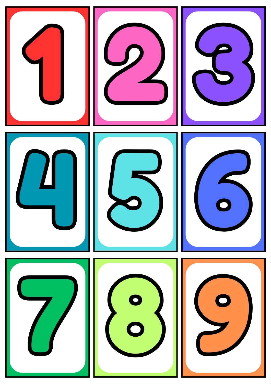 Numbers Flashcards Numbers 1 100 Free Printables Teach Prints