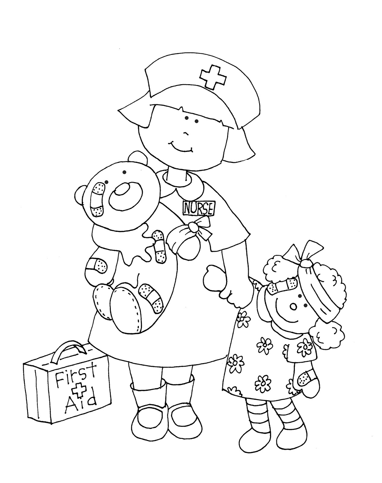 Nurse 170409 Jobs Free Printable Coloring Pages