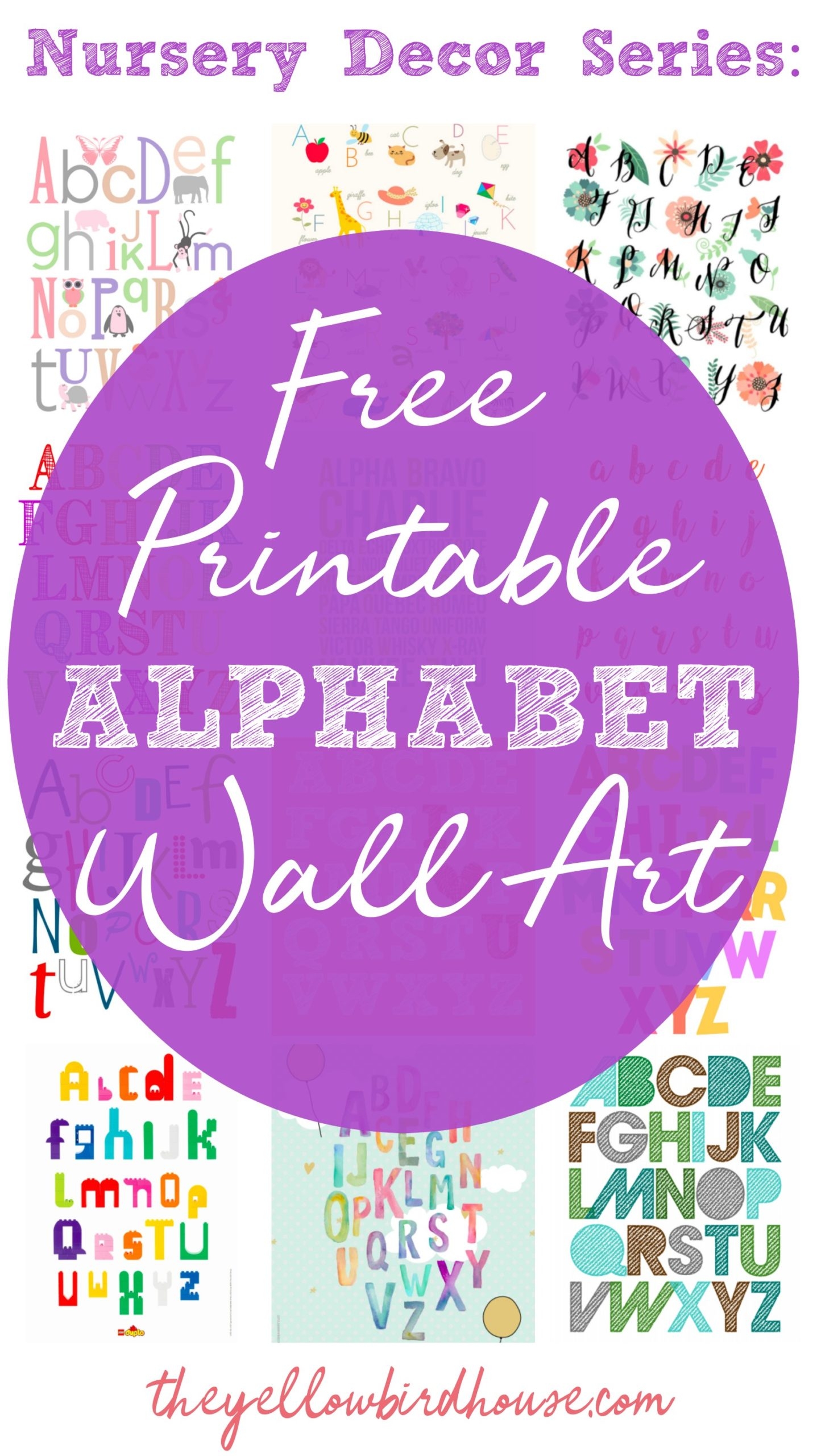Free Printable Alphabet Poster