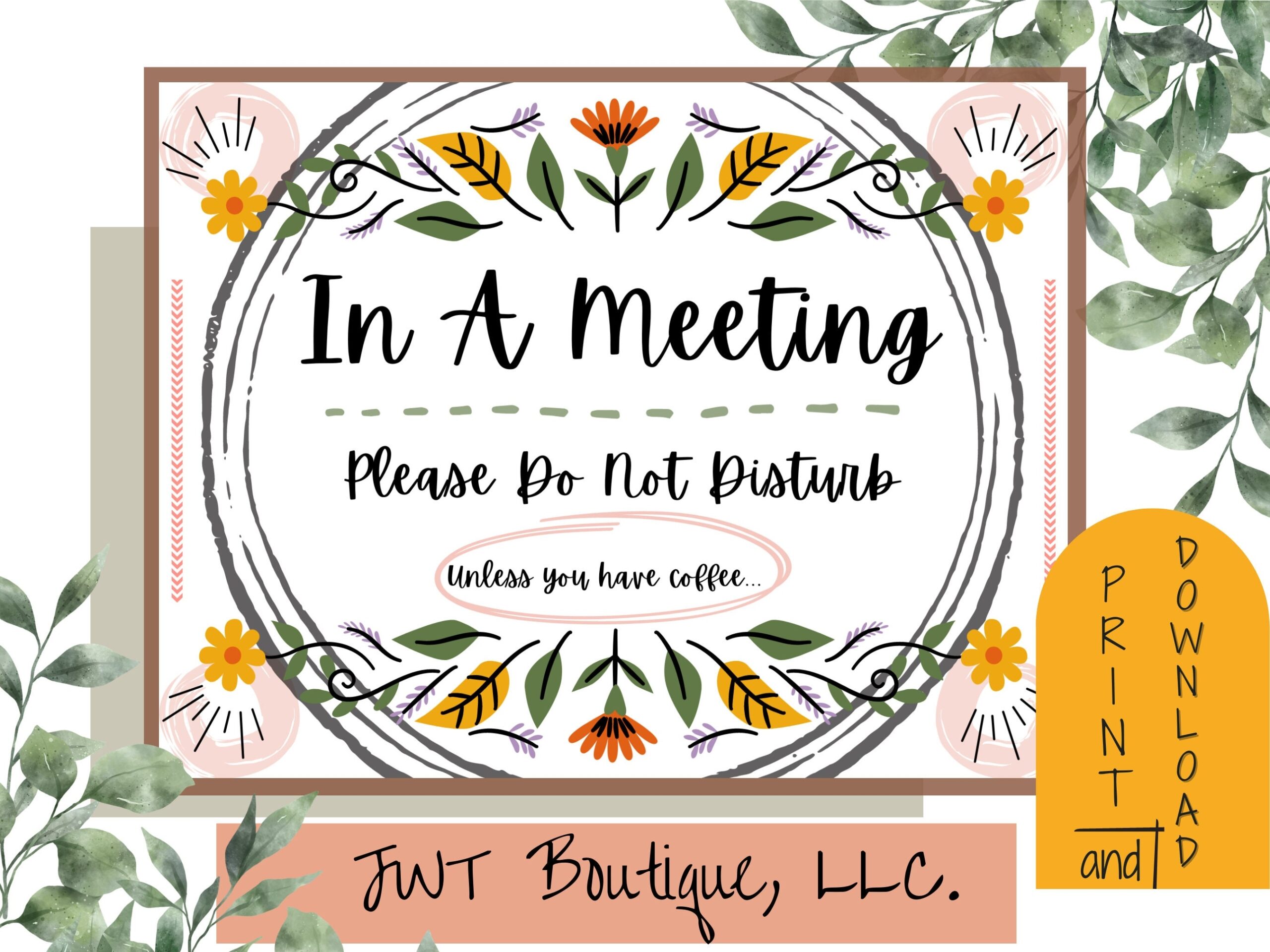 Office Signs Printable Office Signs Office Signs For Class Gifts For Her Teacher Appreciation Gifts In A Meeting Please Do Not Disturb Etsy