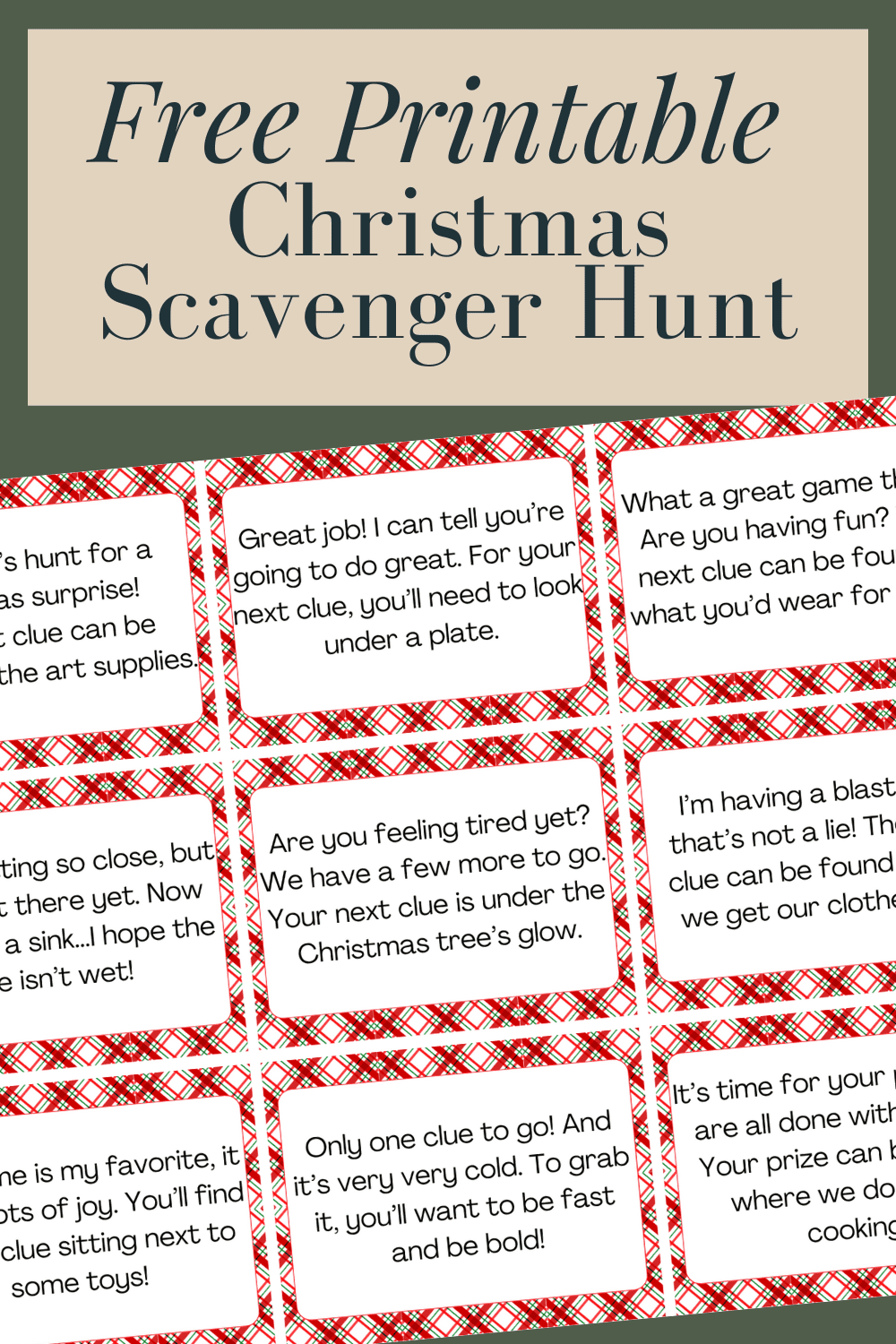 Our 2023 Christmas Scavenger Hunt Love U0026 Renovations